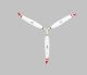 E/  3-Blade Pusher Rotax 9 Series Sensenich Composite Propeller.