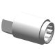 SOCKET WRENCH 19X12,5