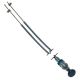 912/914 NON-LOCKING CHOKE CONTROL CABLE FOR DUAL CABRURETOR, 6