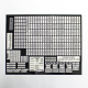 UNIV PLACARD CLEAR W/BLACK