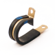 1" CLAMP-CUSHIONED ALUM.