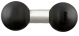 D/ RAM DOUBLE BALL ADAPTER 1"