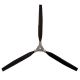 Standard Carbon Fiber Propeller (3-Blade, w/HPL Hub)
