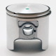 503 Second Oversize Piston Assembly 72.44mm Green Dot