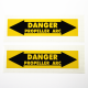 Decal & Placard, DANGER PROP ARC