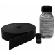 Black Silicone Cowl Chafe Seal, 1/16