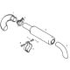 After-Muffler Assy., Welded Configuration 447, 503, 582 UL